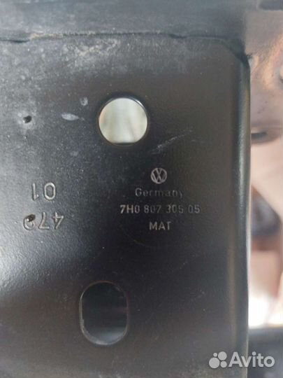 Усилитель заднего бампера volkswagen t6.1