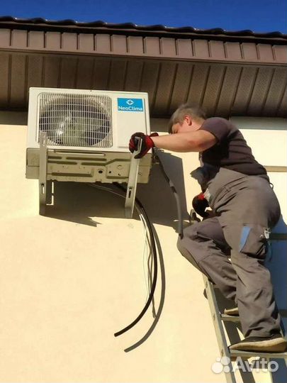 Установка сплит систем / кондиционеров