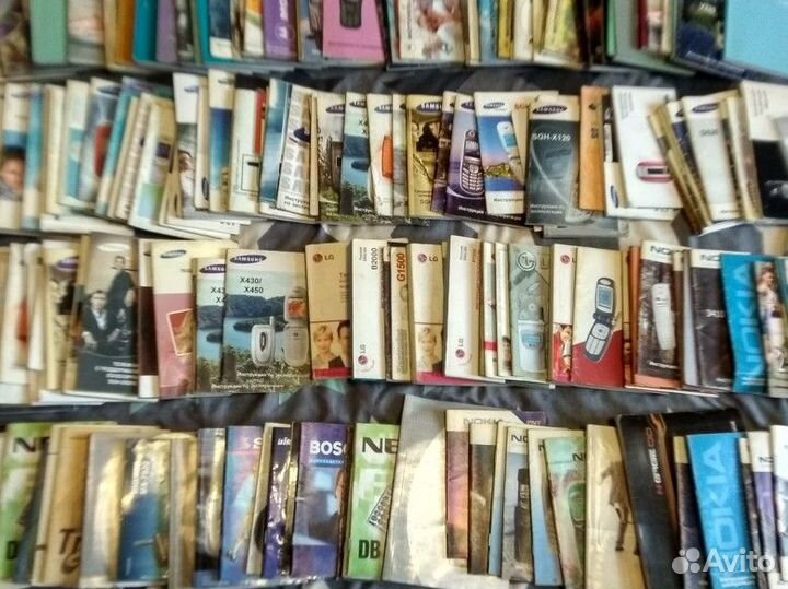 Инструкции/руководство к сотовым телефонам