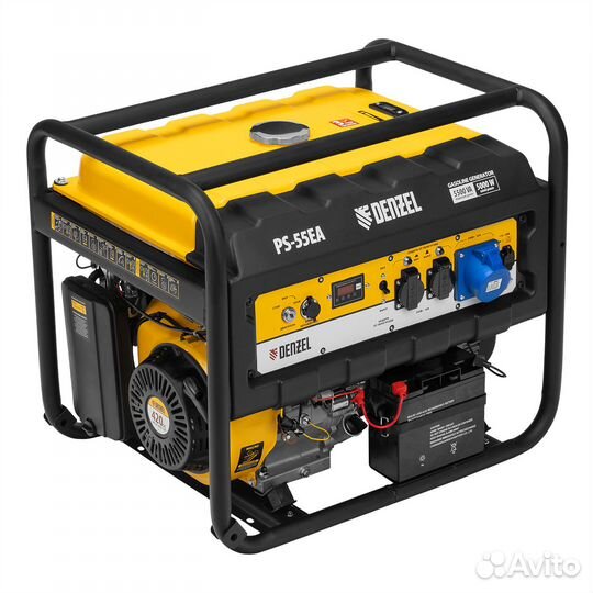 Генератор 5.5 кВт, 230 В, электростартер