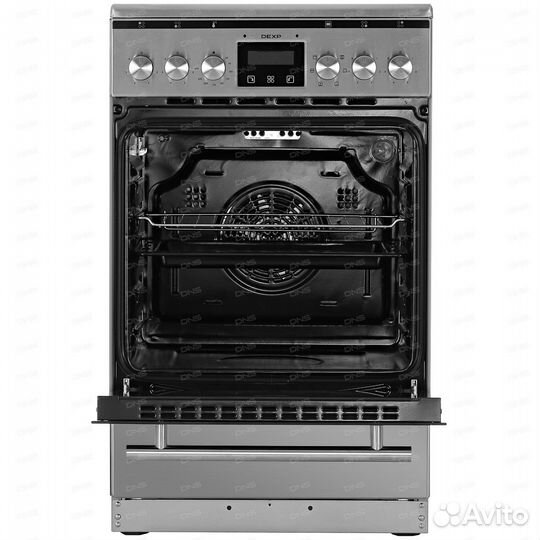 Электрическая плита dexp 1YLO56CDS серебристый