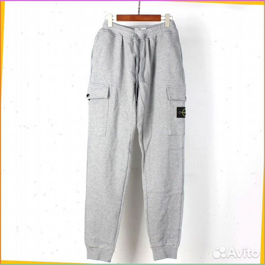 Широкие карго брюки Stone Island (Размеры S - 2XL)