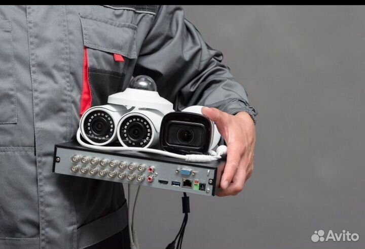 Установка камер видеонаблюдения