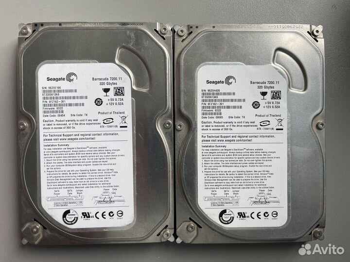 Жесткий диск Segate barracuda 7200.11 320 Гб