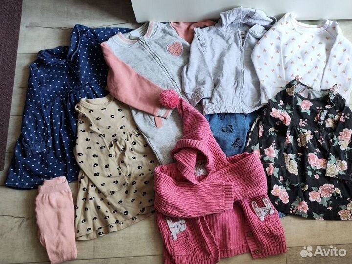 Вещи пакетом для девочки 74 80
