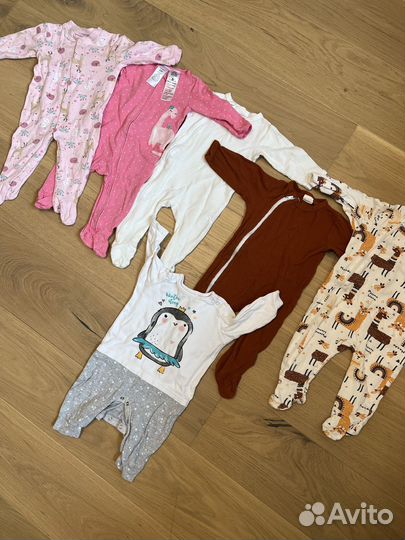 6 слипов Mjolk, Carters, Acoola