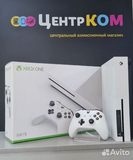 Белоснежная игровая приставка xbox ONE S 500GB