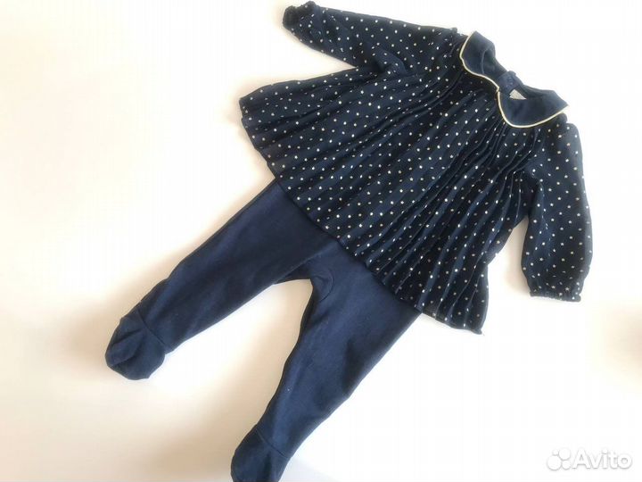 Новая детская брендовая одежда 6-9 мес. Пакетом