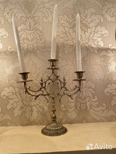 Подсвечник бронза