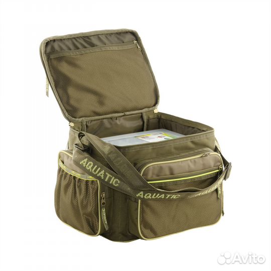 Сумка рыболовная с 6-ю коробками Aquatic ск-13
