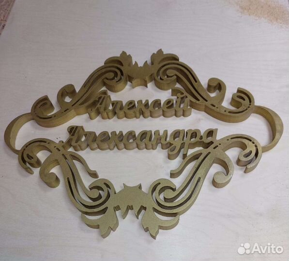 Объемные буквы из фанеры