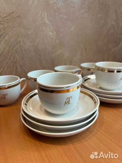 Фарфоровый кофейный сервиз мт вербилки СССР
