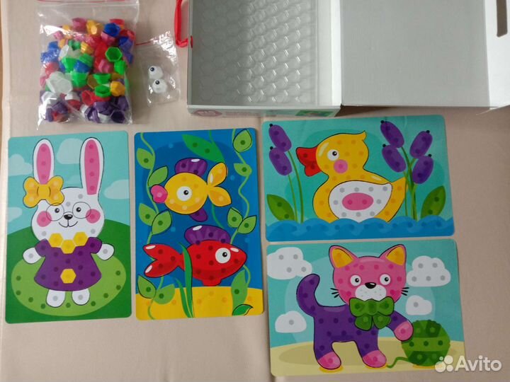 Мозаика для самых маленьких Baby Toys 107 деталей