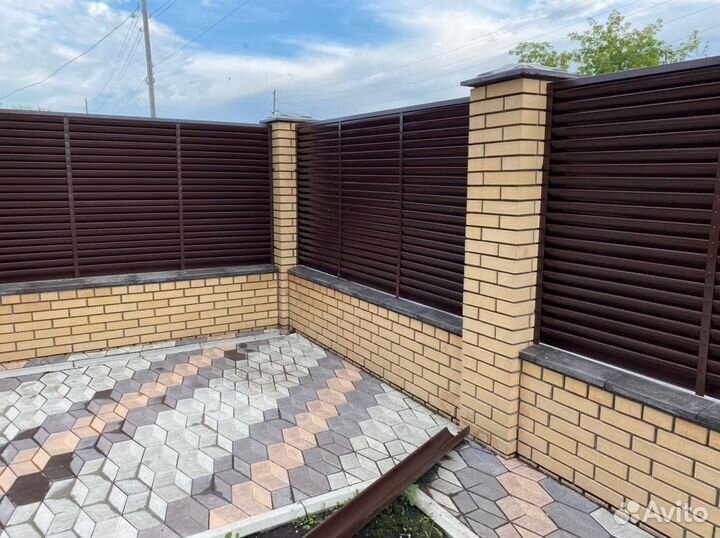 Забор из жалюзи