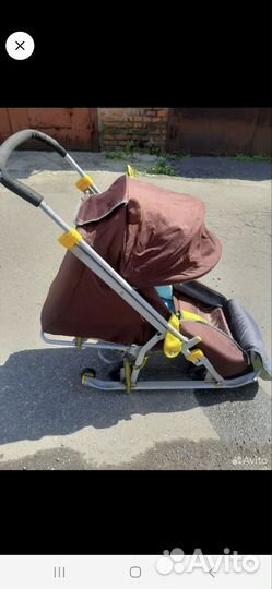 Коляска санки