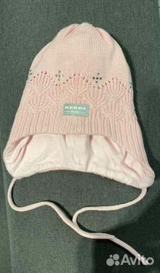 Шапка Kerry Danni новая+ варежки с флисовой подкла