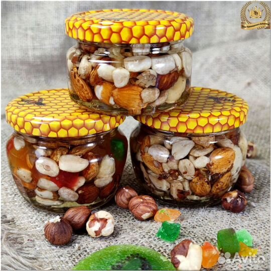 Мёд с орешками