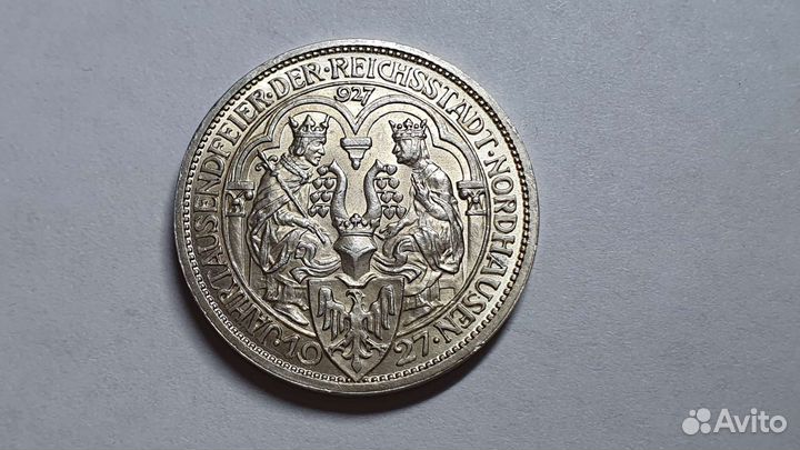 3 марки 1927 Нордхаузен
