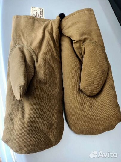 Меховые рукавицы армейские