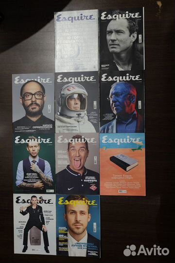 Журналы Esquire - 2017 год