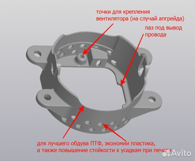 Кронштейна птф Sal-Man для LADA