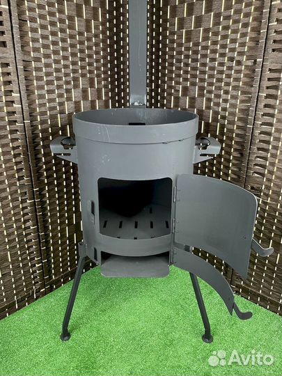 Печь с зольником для казана 16 литров