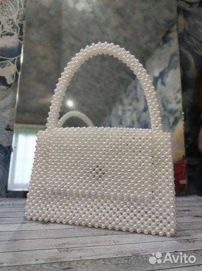 Сумка из бусин ручной работы