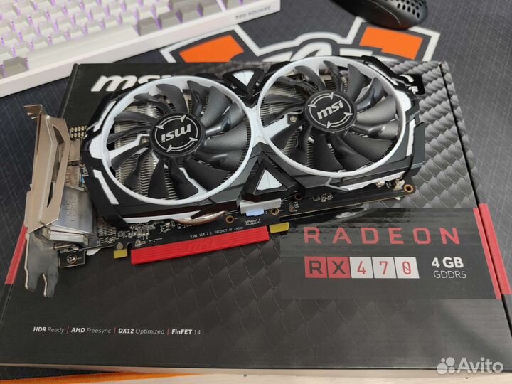 Видеокарта RX 470 4gb