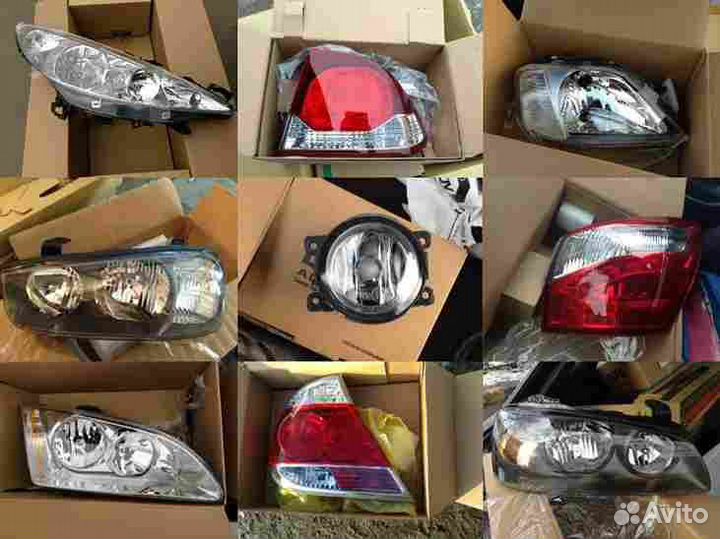 Logan sandero Молдинг под фару левый (Китай)