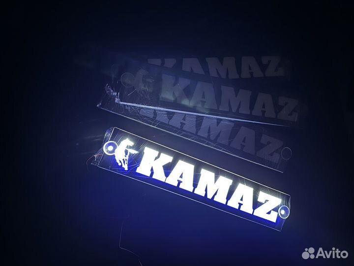 Табличка на лобовой камаз
