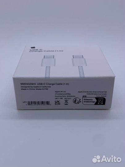 Кабель Apple USB-C плетенный Charge Cable 1м 60W