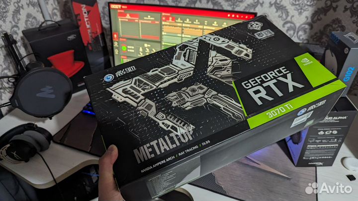 Игровой компьютер в сборе на R7 2700X c RTX 3070TI