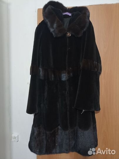 Шуба стриженный бобер, норка