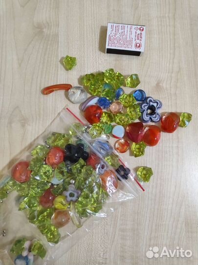 Камушки стеклянные