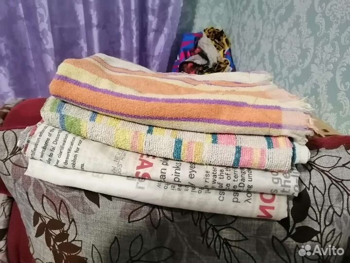 Полотенце банное б/у СССР