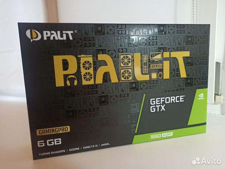 Видеокарта gefore GTX 1660 super