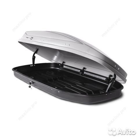 Автобокс MaxBox PRO 460 л. серый матовый
