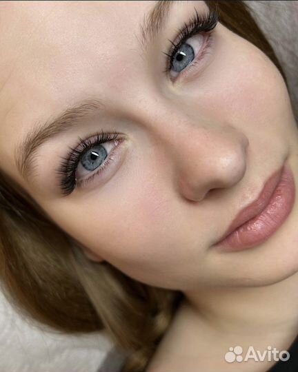 Наращивание ресниц, брови