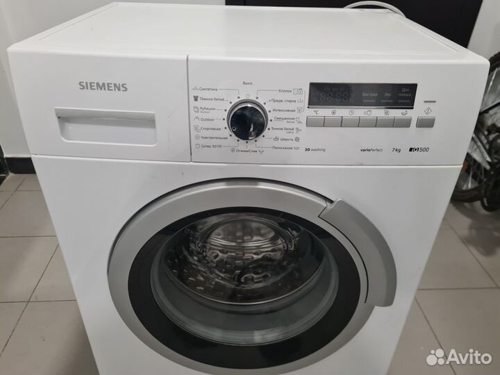 Стиральная машина siemens iq 500