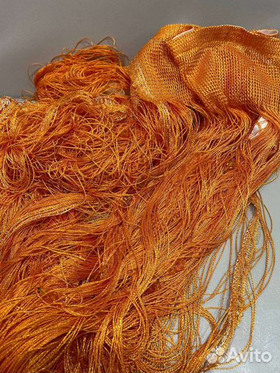 Штора из нитей и держатели магнитные новые