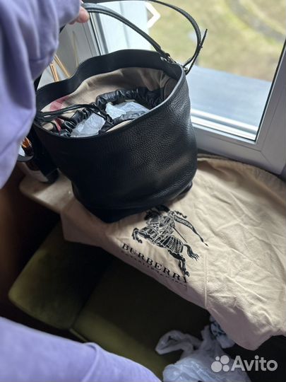 Женская сумка burberry тоут оригинал