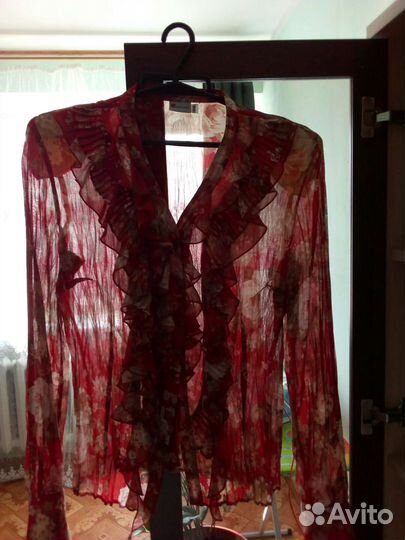 Состояние новой Блузки жен шифон раз 48-50