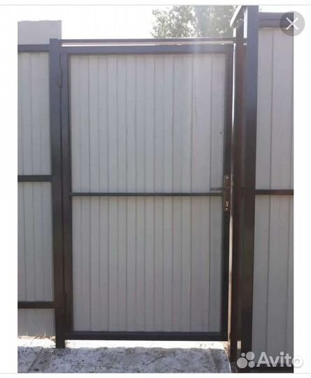 Калитка входная, сварка