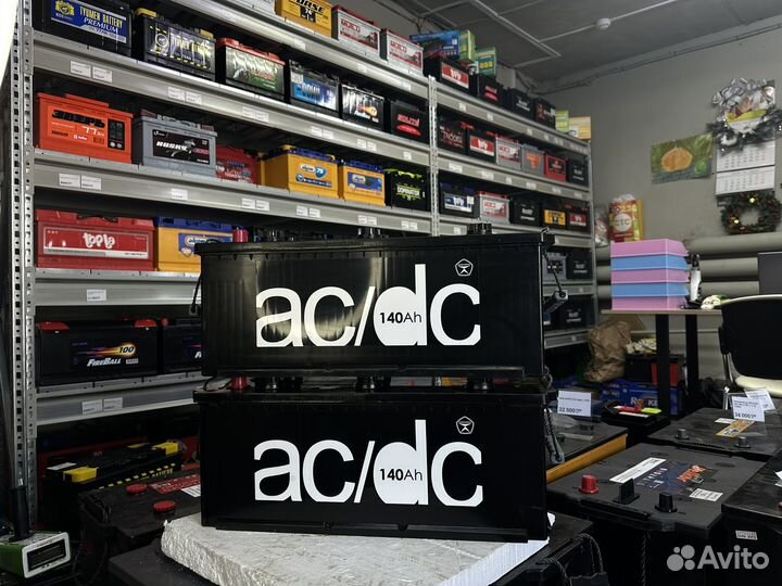 Аккумулятор грузовой AC/DC 140 Ач 900 А рос конус
