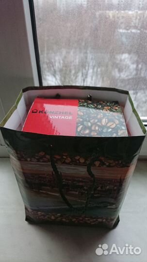 Заварной чайник+2 стакана с подстаканниками новые