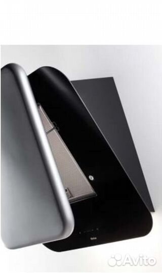 Наклонная вытяжка Sirius sltc103 squares black/silver