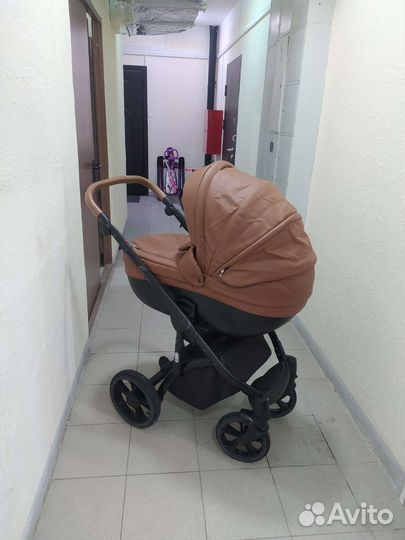 Коляска roan bass soft 2 в 1 экокожа