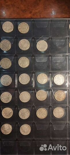 Коллекция серебряных монет