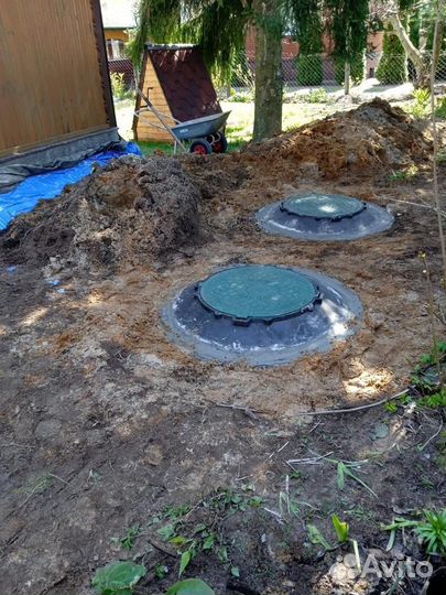 Септик из бетонных колец