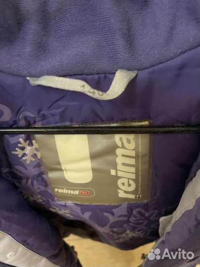 Пальто зимнее на девочку 140